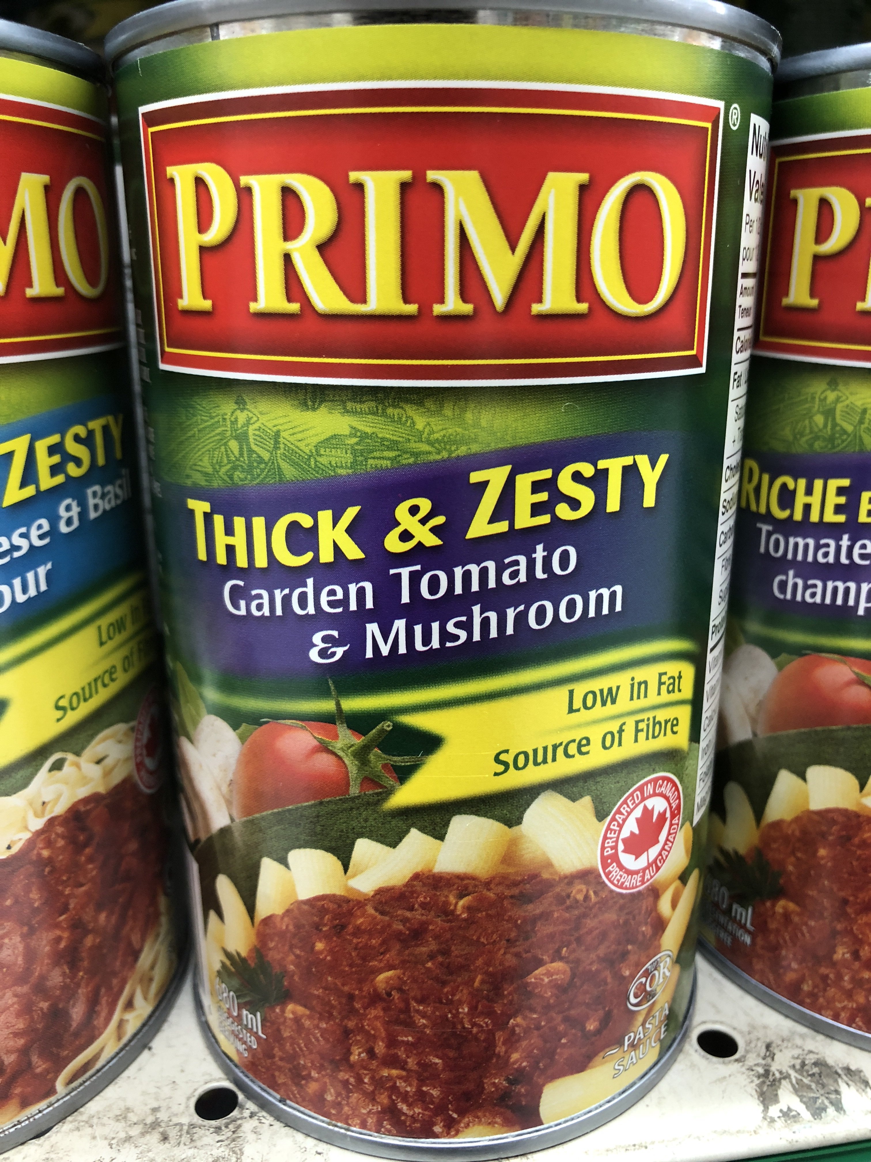 Primo Pasta Sauce Garden Tomato & Mushroom Sauce 